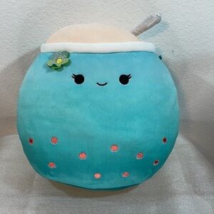 Rare Jakarria The Blue Boba Tea Squishmallows Kellytoy 11 Inch Soft Plush